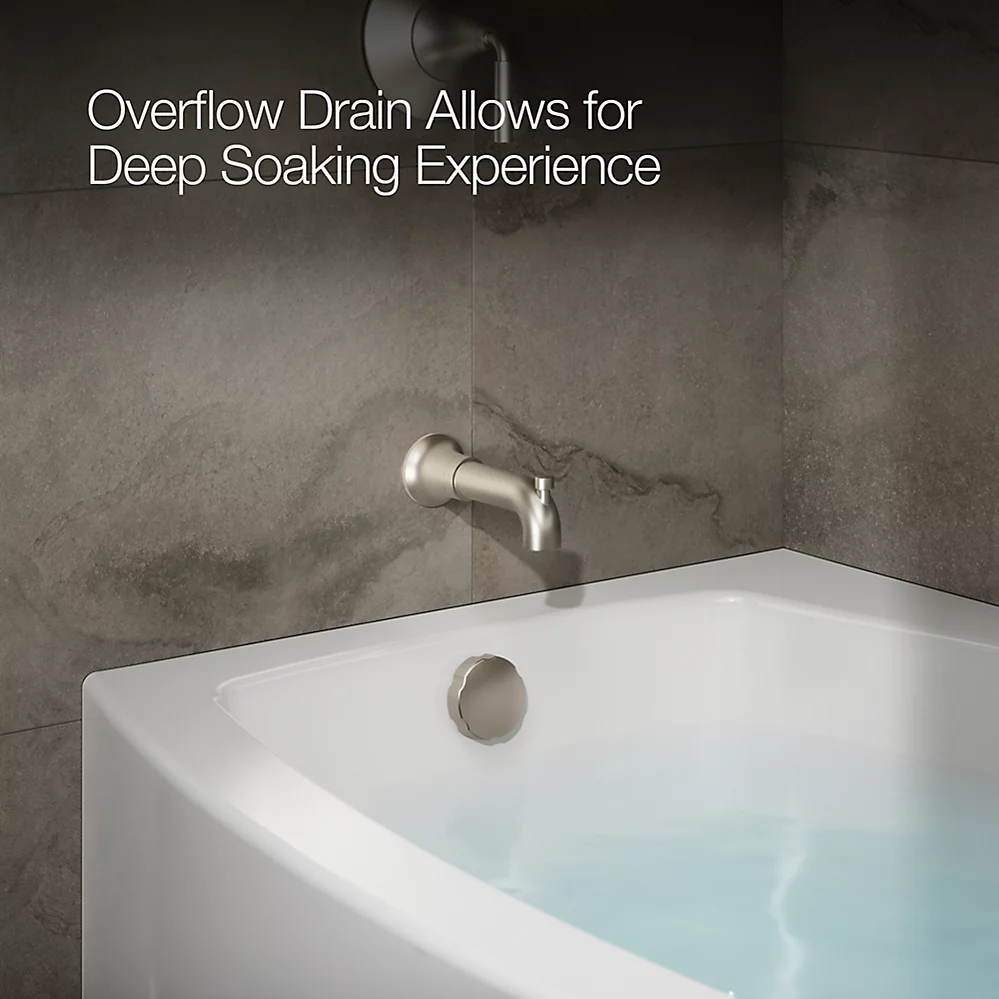 Kohler 1100-LA-0 Expanse Curved Apron Bath