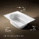Kohler 1113-F-0 Windward 60X42 Bath 4-Flange