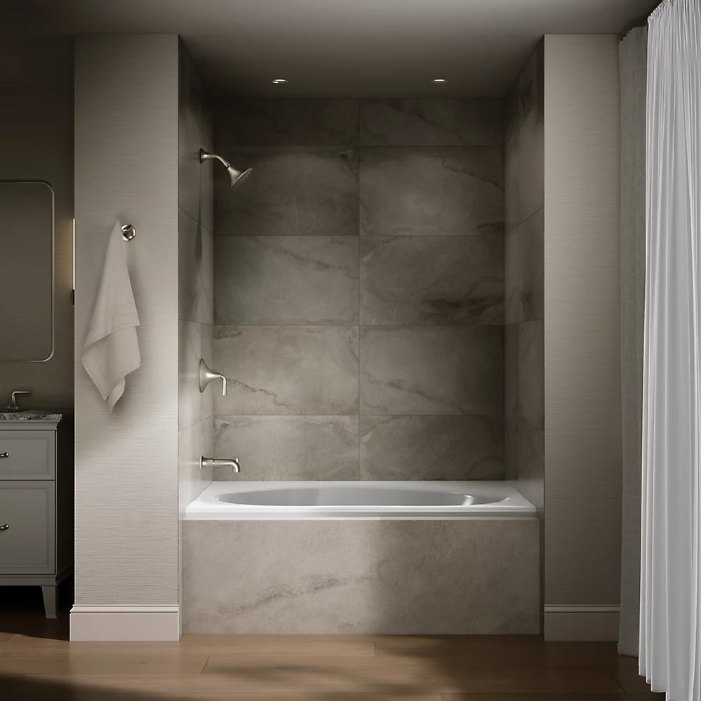Kohler 1113-L-0 Windward 60X42 Drop-In Bath 3-Flg Lh