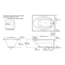 Kohler 1113-R-0 Windward 60X42 Drop-In Bath 3-Flg Rh