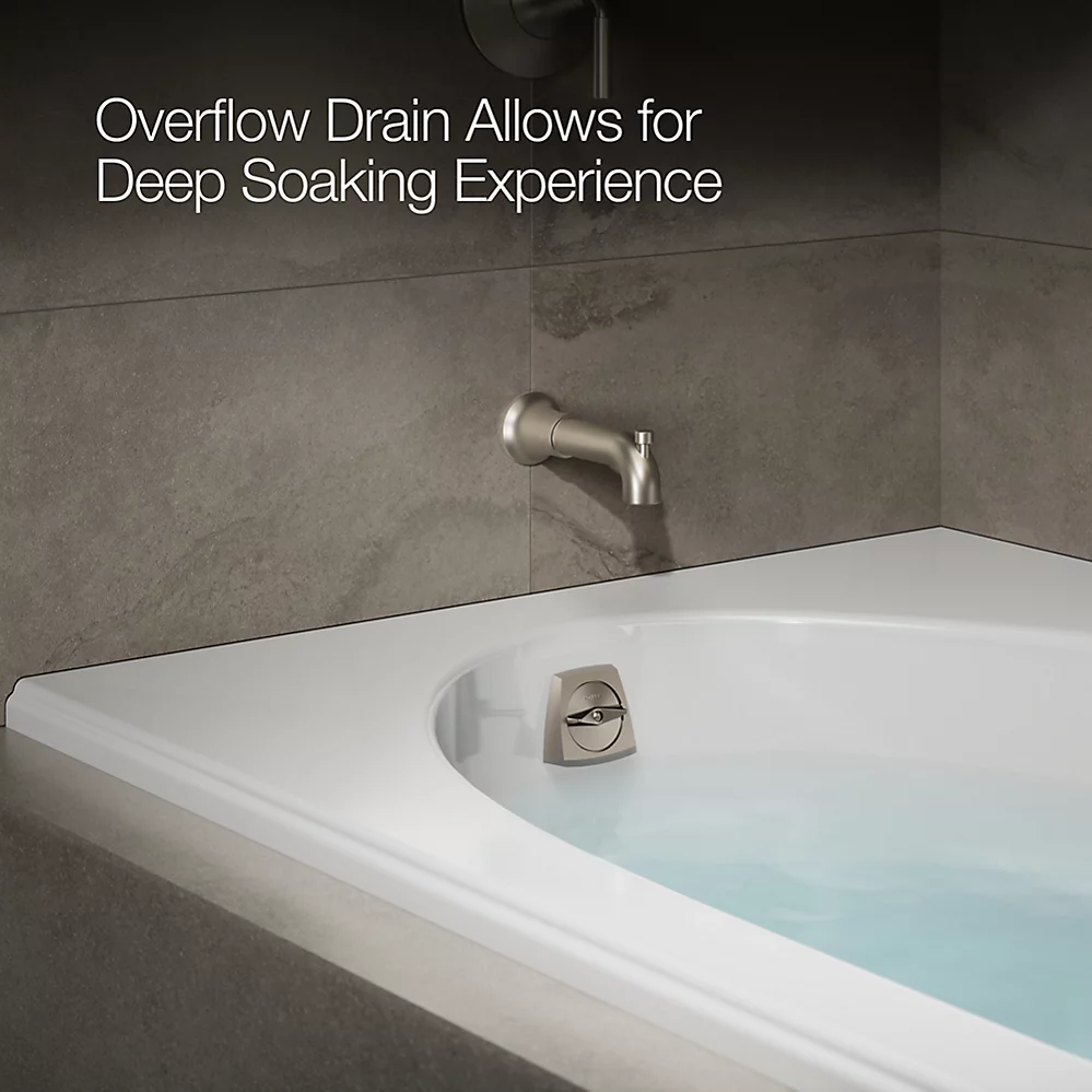 Kohler 1115-L-0 Windward 72X42 Drop-In Bath, 3-Flg Lh