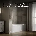 Kohler 1115-LA-0 Windward 72X42 Ia Bath, Lh Drain