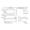Kohler 1115-LA-0 Windward 72X42 Ia Bath, Lh Drain