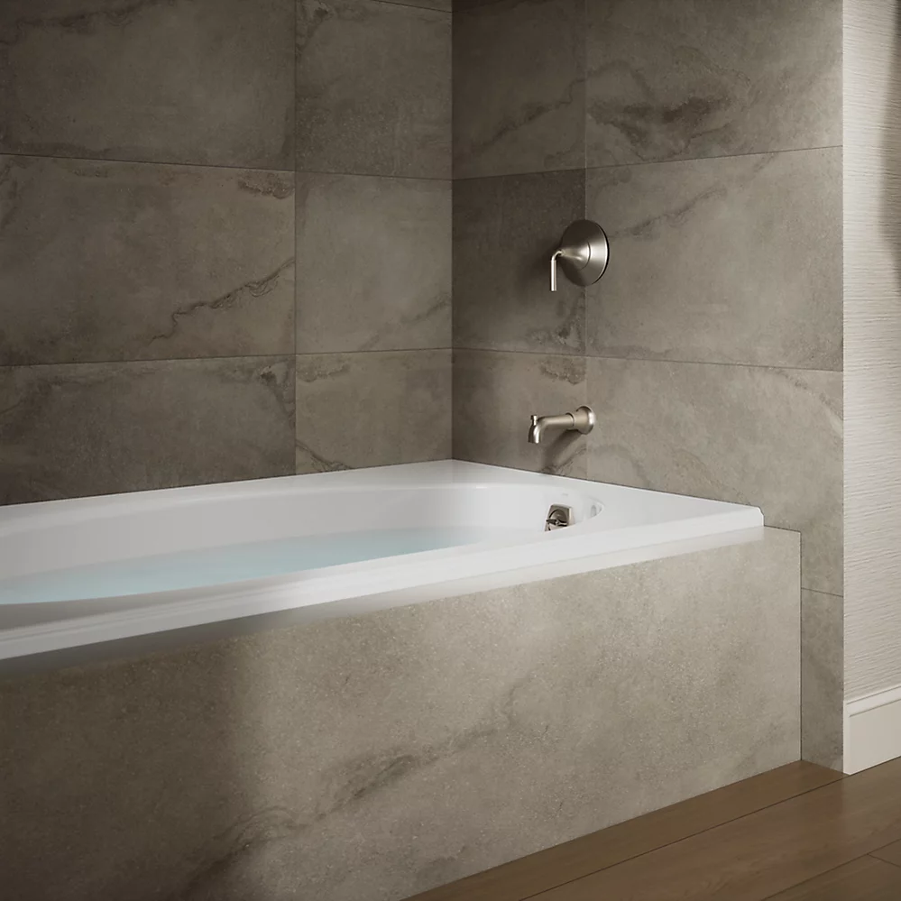 Kohler 1115-R-0 Windward 72X42 Drop-In Bath, 3-Flg Rh