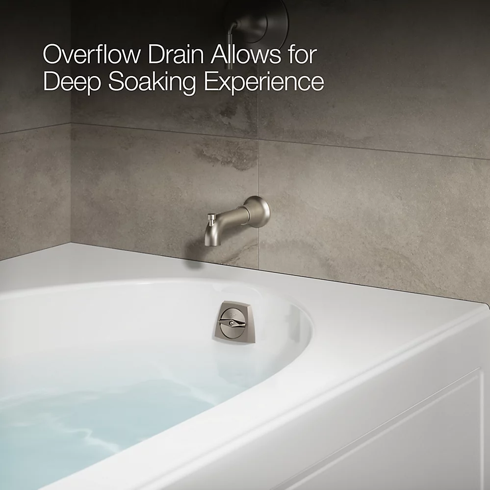 Kohler 1115-RA-0 Windward 72X42 Ia Bath, Rh Drain