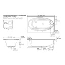 Kohler 1115-RA-0 Windward 72X42 Ia Bath, Rh Drain