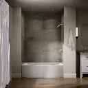 Kohler 1118-RA-0 Expanse Curved Apron Bath Rh