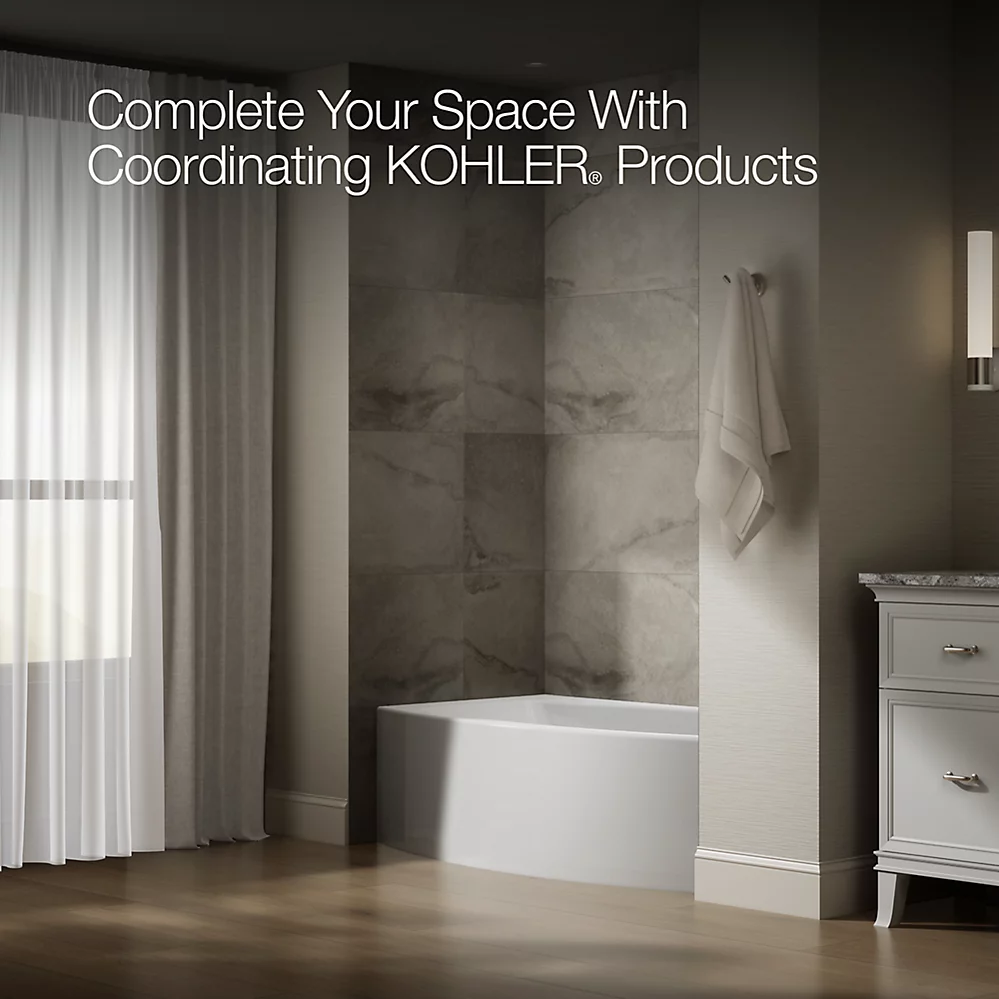Kohler 1118-RA-0 Expanse Curved Apron Bath Rh