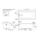 Kohler 1121-L-95 Underscore Bath 60X30X19 Lh-Flange