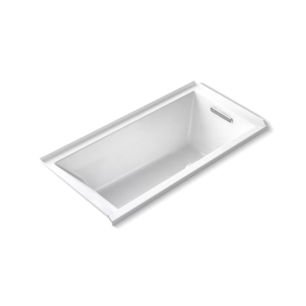 Kohler 1121-LW-0 Underscore Bask Lh 3-Flg 60X30 Bath