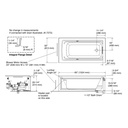 Kohler 1122-GHRAW-96 Archer Heated Bbm Bask 5' Ia Bath