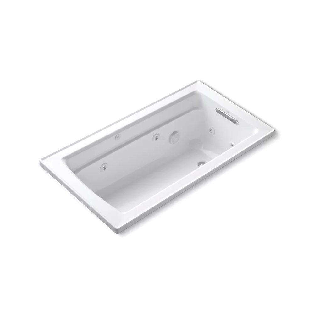 Kohler 1122-H-0 Archer Drop-In Fj Whirlpool, 5' Heat