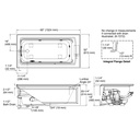 Kohler 1122-LA-96 Archer Ia Fj Whirlpool, 5' Lh Drain