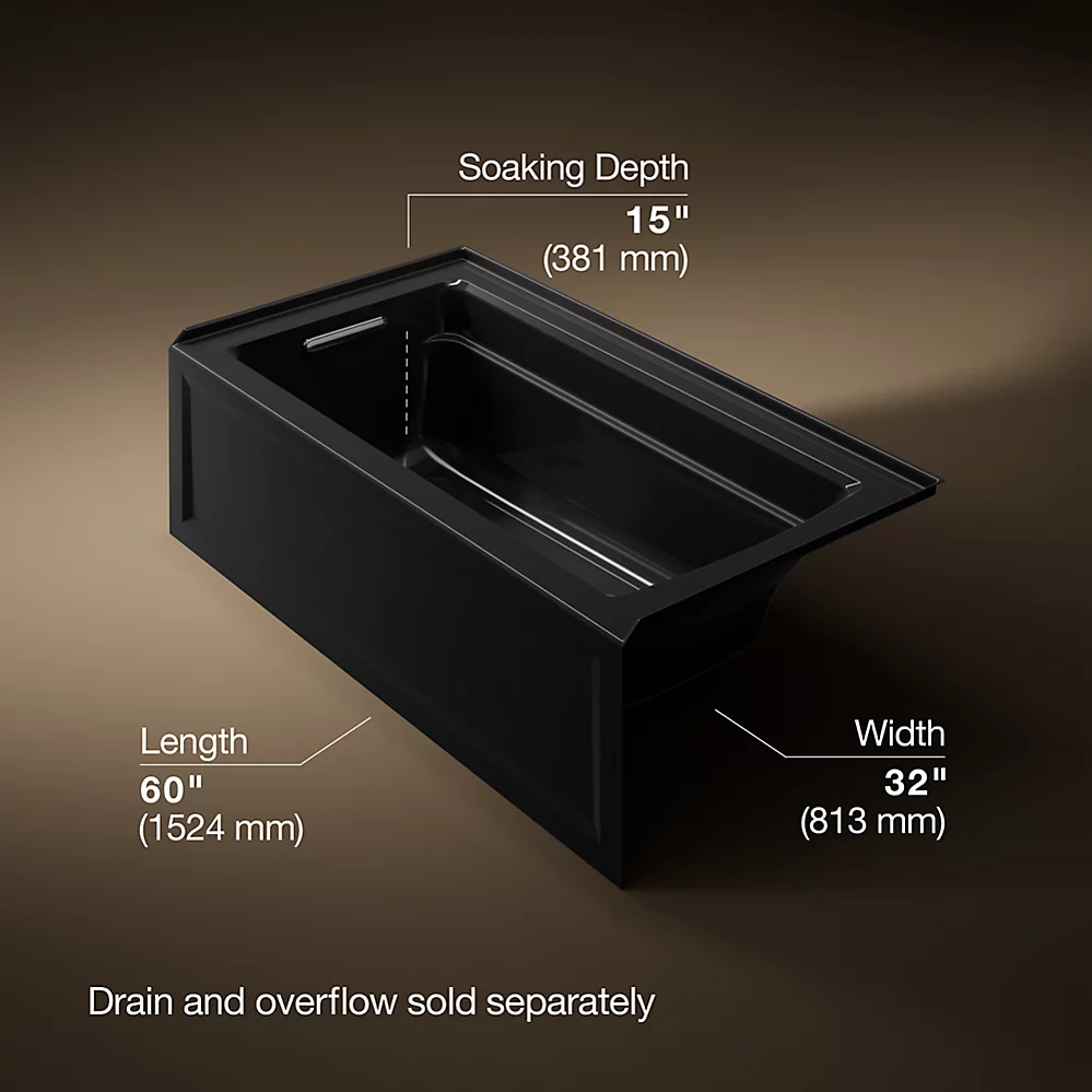 Kohler 1123-LA-7 Archer Ia Bath, 5' Lh Drain