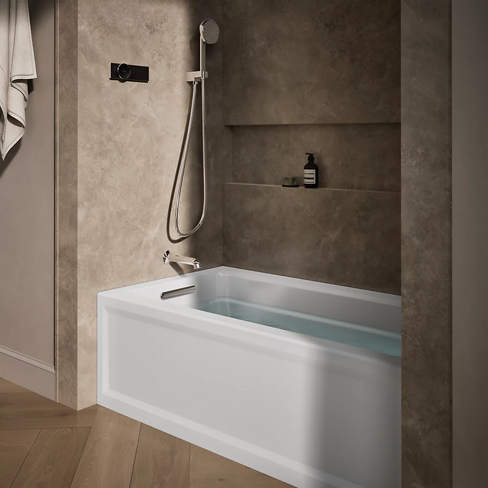Kohler 1123-LAW-0 Archer Bask Ia Bath, 5' Lh Drain