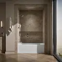 Kohler 1123-LAW-0 Archer Bask Ia Bath, 5' Lh Drain