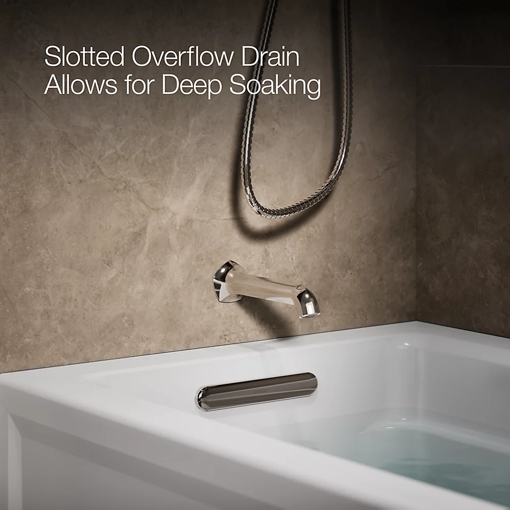Kohler 1123-LAW-0 Archer Bask Ia Bath, 5' Lh Drain