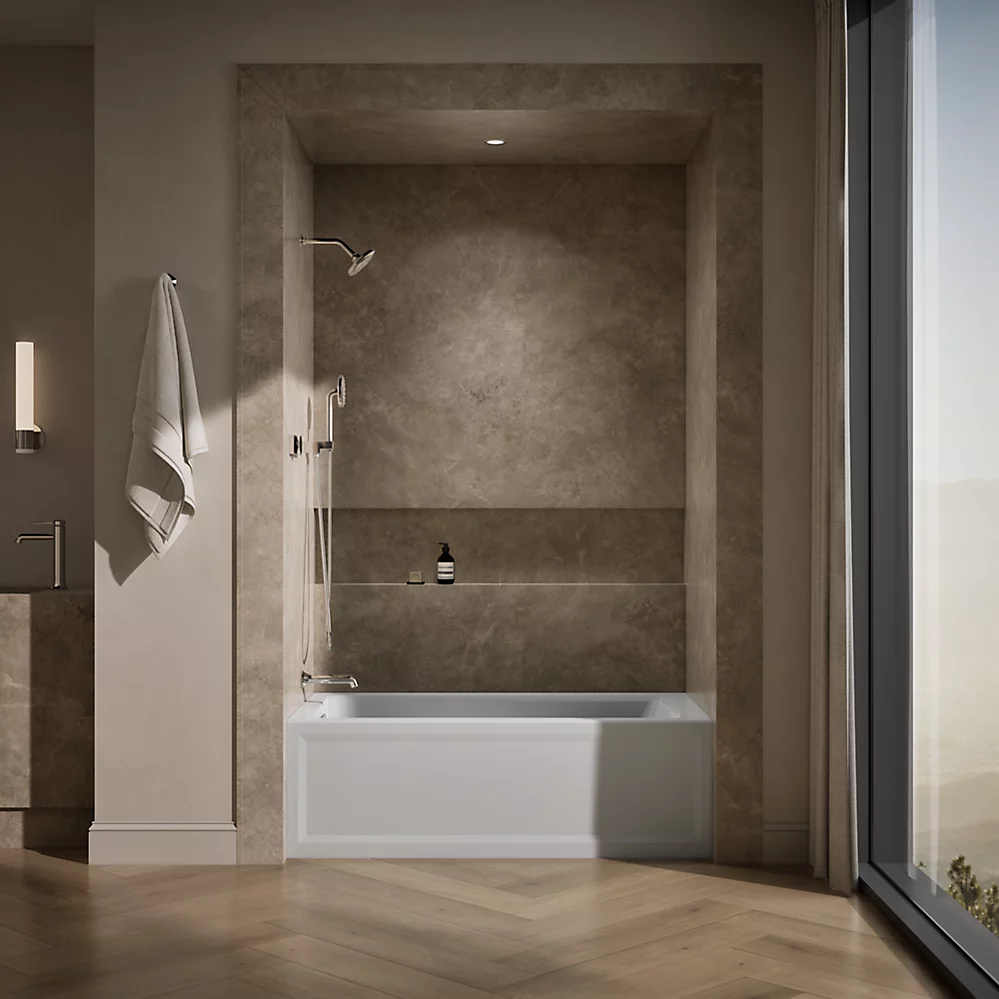 Kohler 1123-LAW-95 Archer Bask Ia Bath, 5' Lh Drain