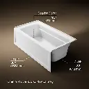Kohler 1123-RA-0 Archer Ia Bath, 5' Rh Drain