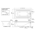 Kohler 1123-RA-95 Archer Ia Bath, 5' Rh Drain
