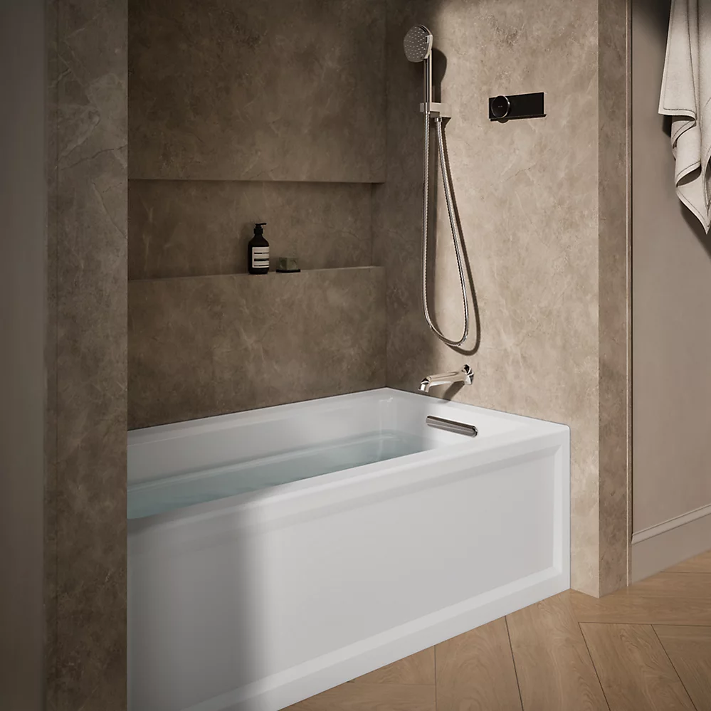 Kohler 1123-RAW-0 Archer Bask Ia Bath, 5' Rh Drain