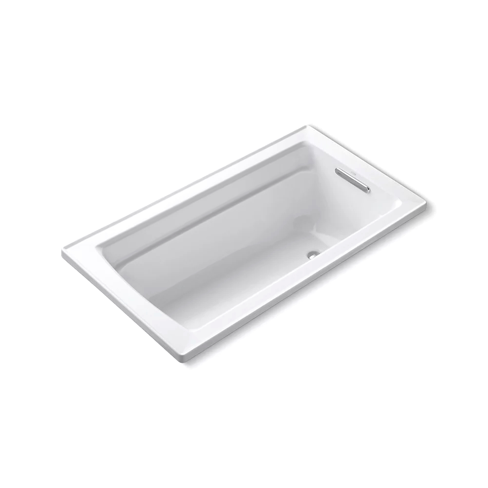 Kohler 1123-W1-0 Archer Bask Drop-In Bath, 5'