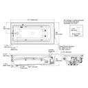 Kohler 1124-0 Archer Drop-In Fj Whirlpool, 6'