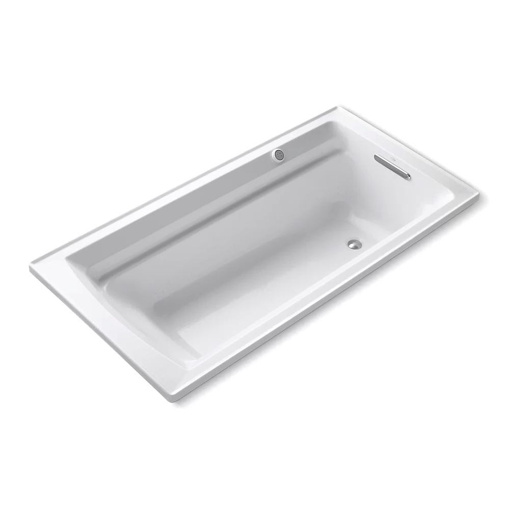 Kohler 1124-GH-0 Archer Heated Bubblemassage 6' Bath