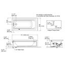 Kohler 1124-GHLA-7 Archer Heated Bbm 6' Ia Bath, Lh