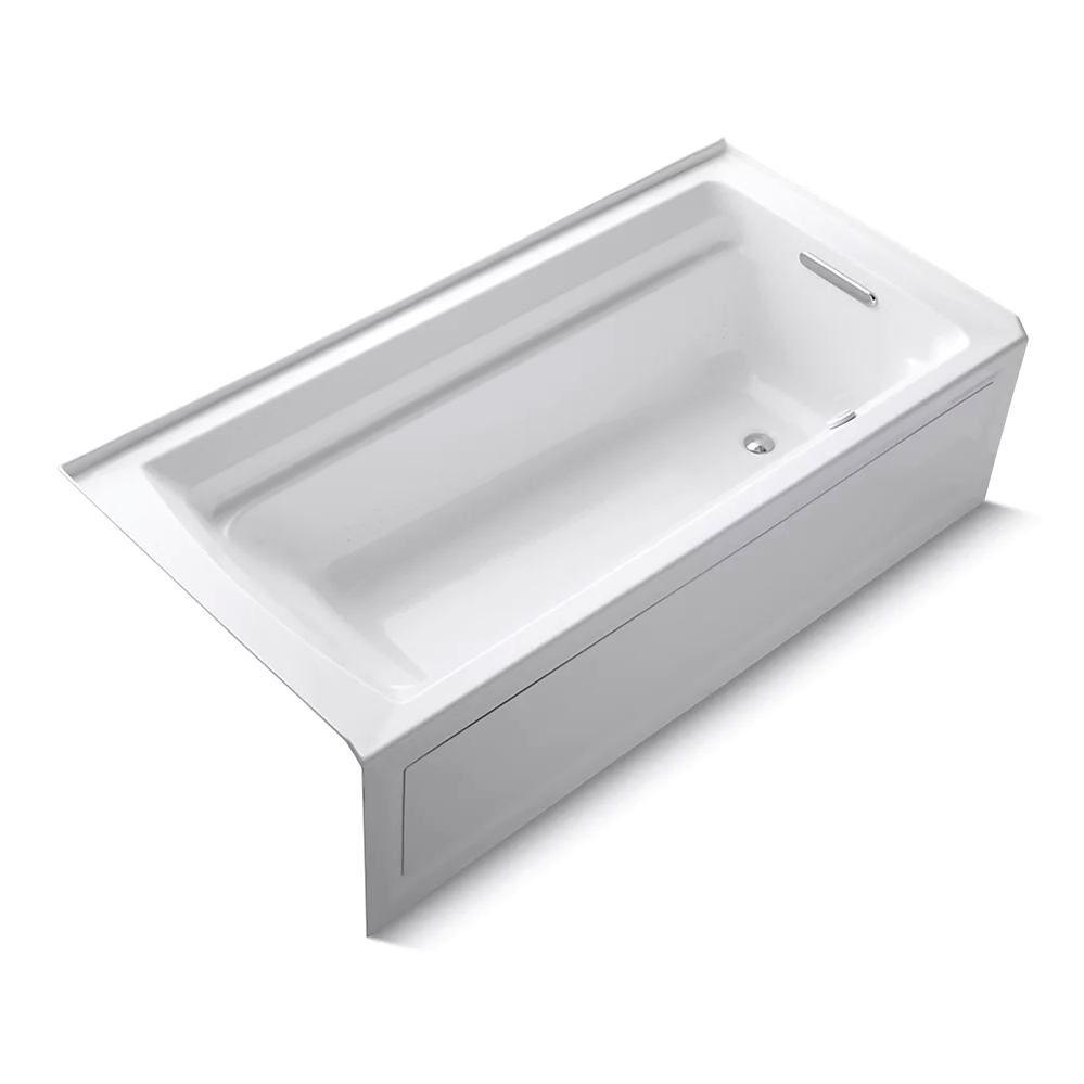 Kohler 1124-GHLAW-0 Archer Heated Bbm Bask 6' Bath