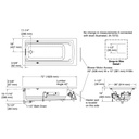 Kohler 1124-GHW-95 Archer Heated Bbm Bask 6' Bath