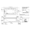 Kohler 1124-LAW-7 Archerbask Ia Fj Whirlpool,6' Lh Drain
