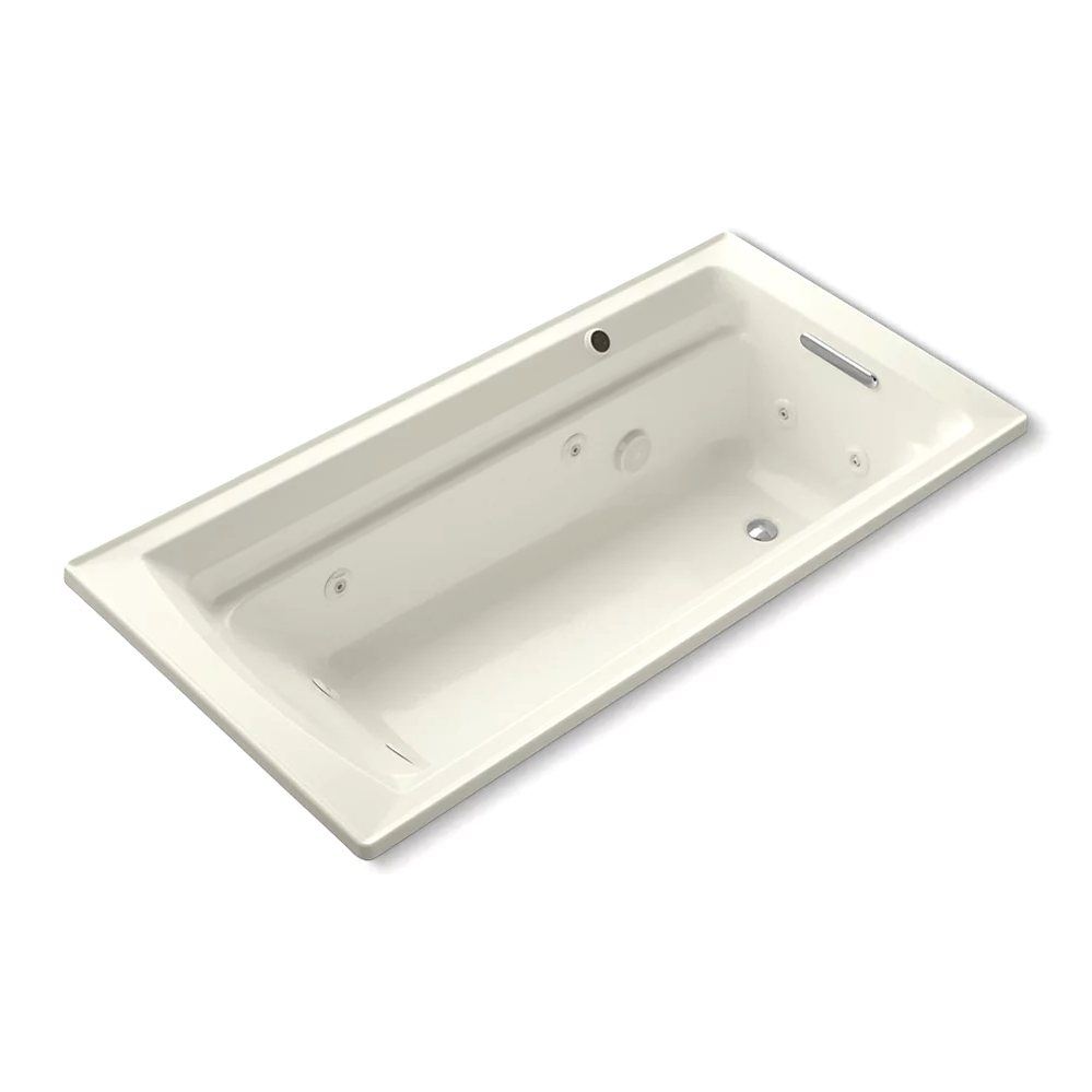 Kohler 1124-W1-96 Archer Bask Drop-In Fj Whirlpool, 6'