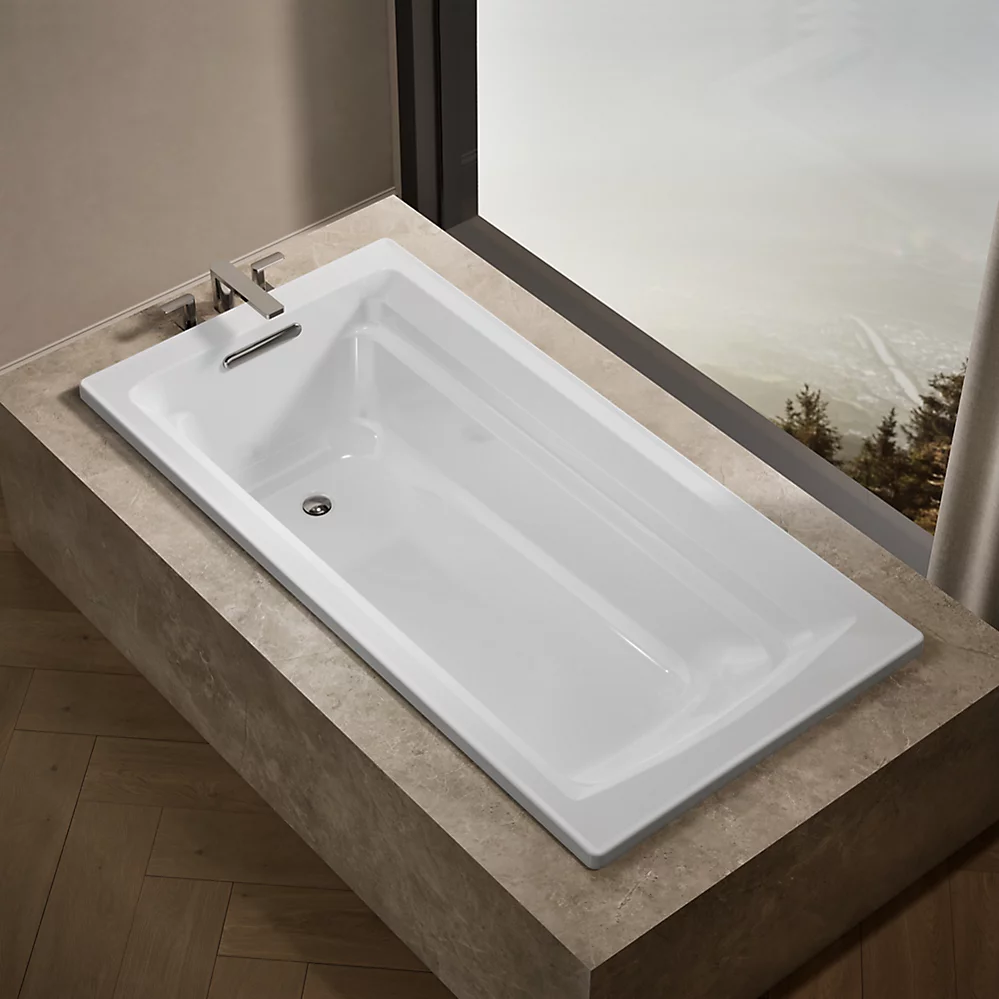 Kohler 1125-0 Archer Drop-In Bath, 6'