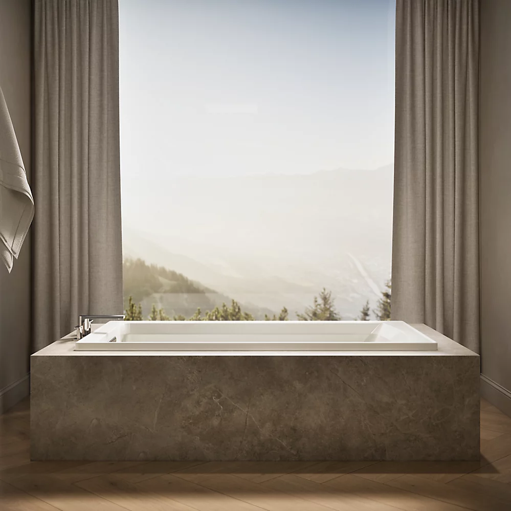 Kohler 1125-96 Archer Drop-In Bath, 6'