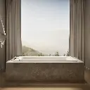 Kohler 1125-96 Archer Drop-In Bath, 6'