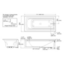 Kohler 1125-RA-0 Archer Ia Bath, 6', Rh Apron