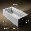 Kohler 1125-RA-95 Archer Ia Bath, 6', Rh Apron