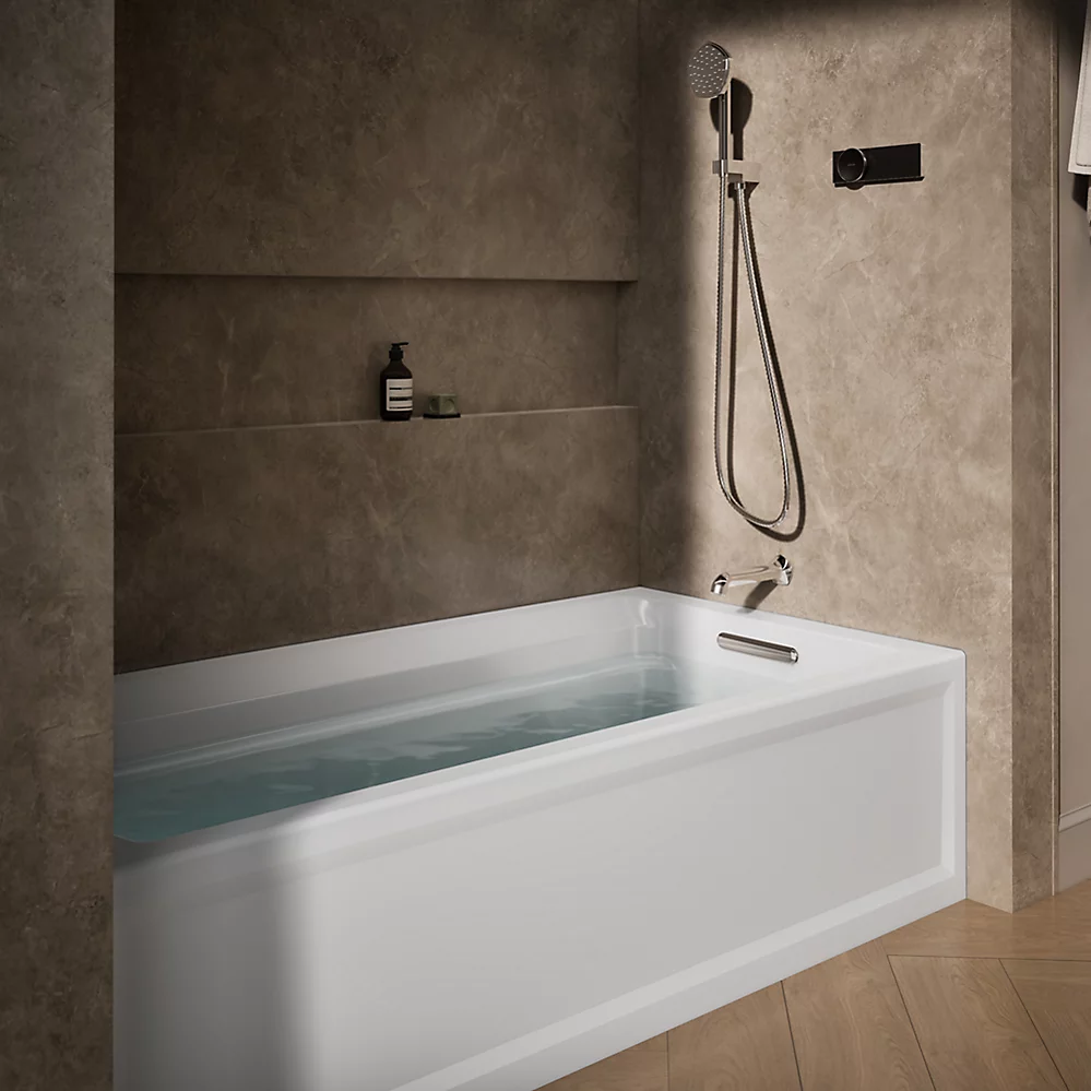 Kohler 1125-RAW-0 Archer Bask Ia Bath, 6', Rh Apron