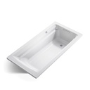 Kohler 1125-W1-95 Archer Bask Drop-In Bath, 6'