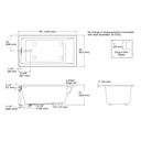 Kohler 1130-7 Underscore Contemporary 5' Bath