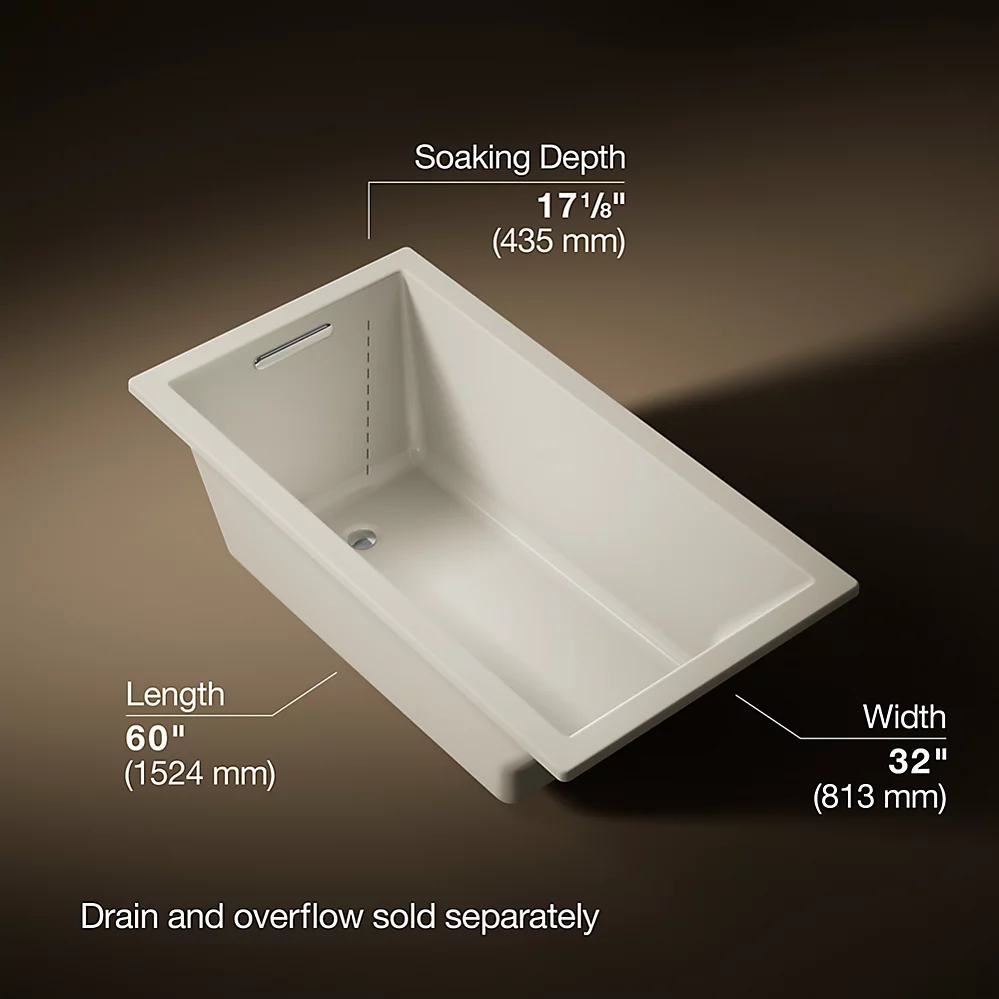 Kohler 1130-96 Underscore Contemporary 5' Bath