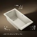 Kohler 1136-W1-96 Underscore Bask Di 66X36 Bath