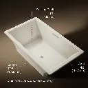 Kohler 1137-96 Underscore Contemporary 6' Bath
