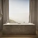 Kohler 1137-W1-96 Underscore Bask Di 72X42 Bath