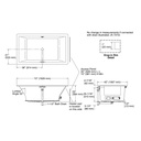 Kohler 1137-W1-96 Underscore Bask Di 72X42 Bath