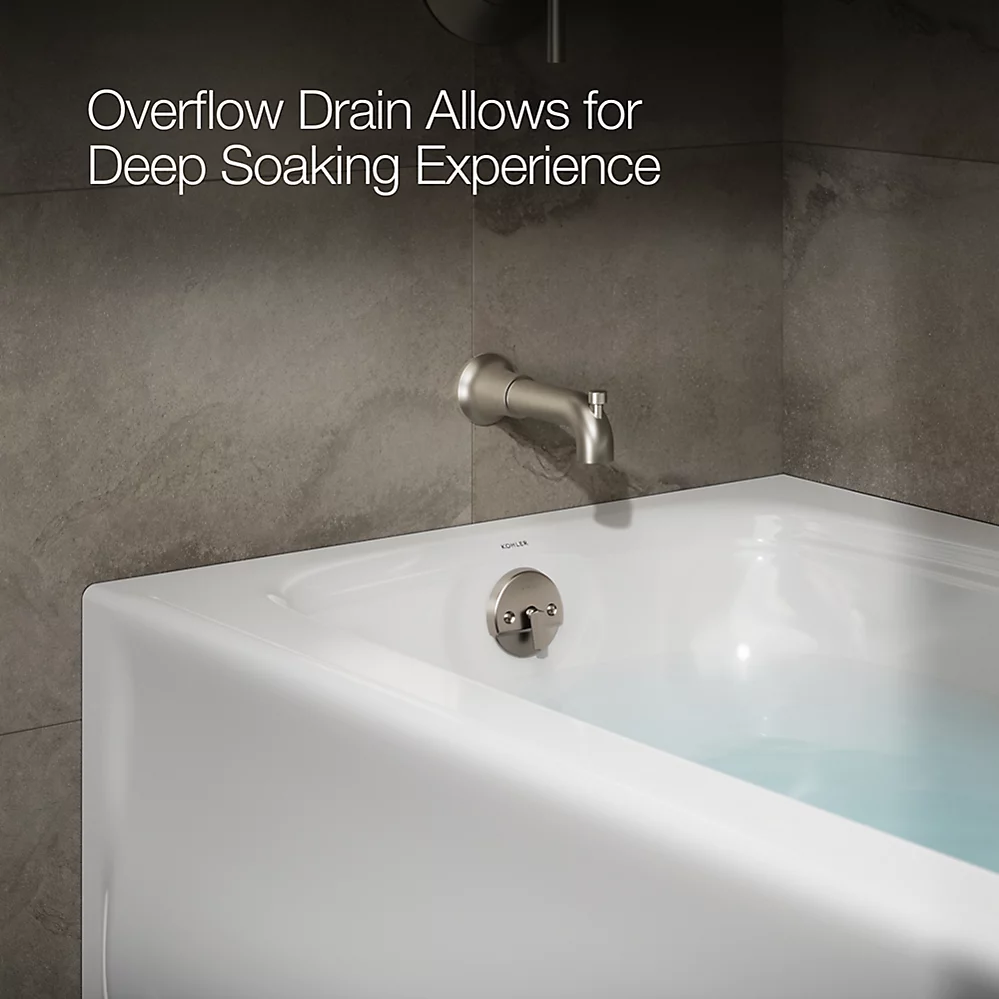 Kohler 1150-LA-0 Bancroft 5' Bath, Lh Apron