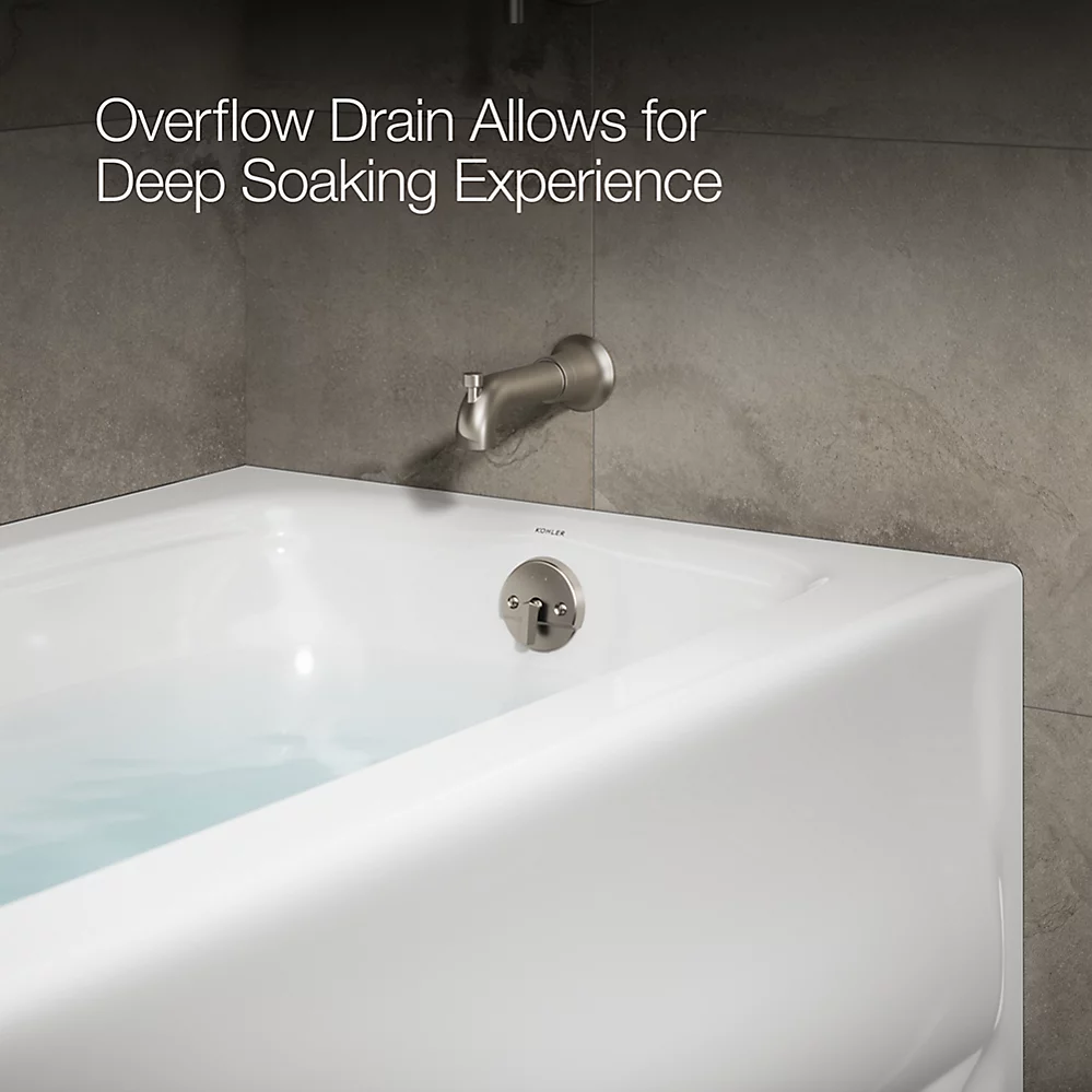 Kohler 1150-RA-0 Bancroft 5' Bath, Rh Apron
