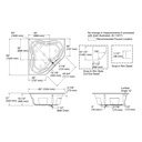 Kohler 1161-0 Tercet 60X60 Bath, Drop-In