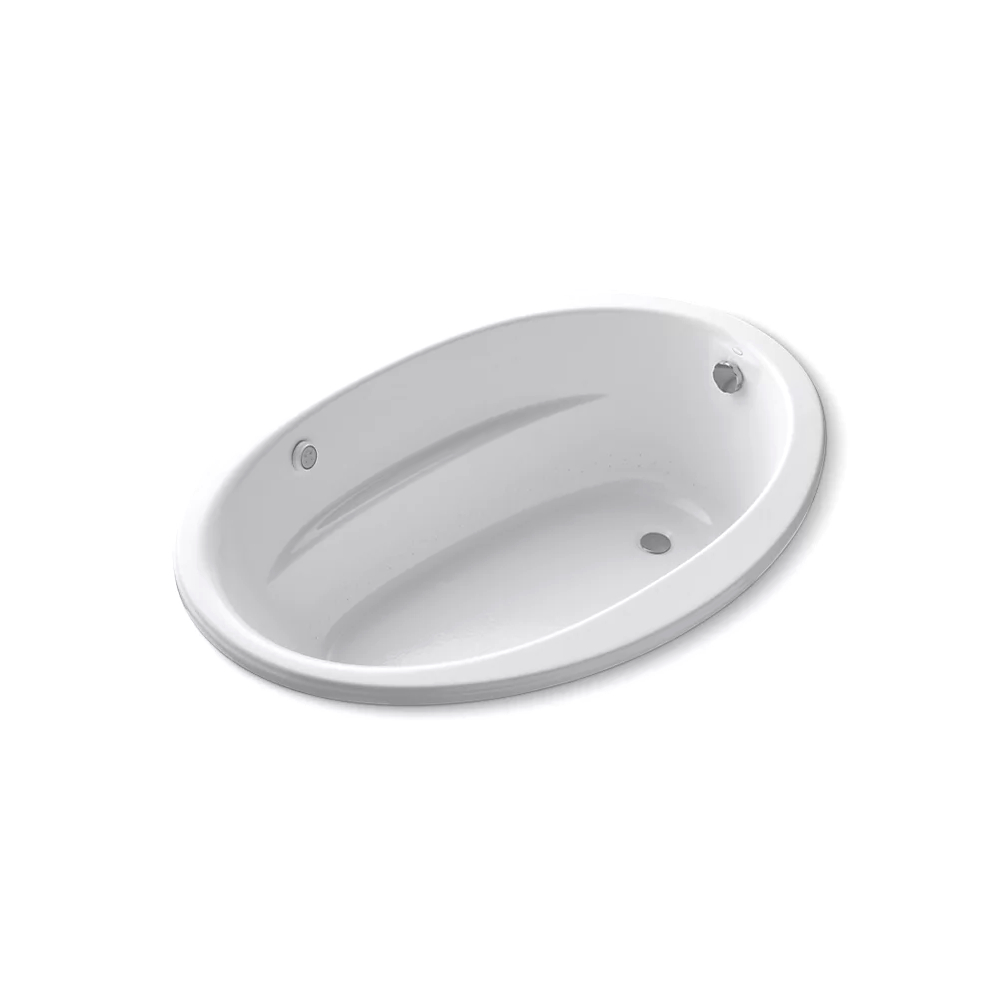 Kohler 1162-GH-0 Sunward Heated Bubblemassage Bath, 5'